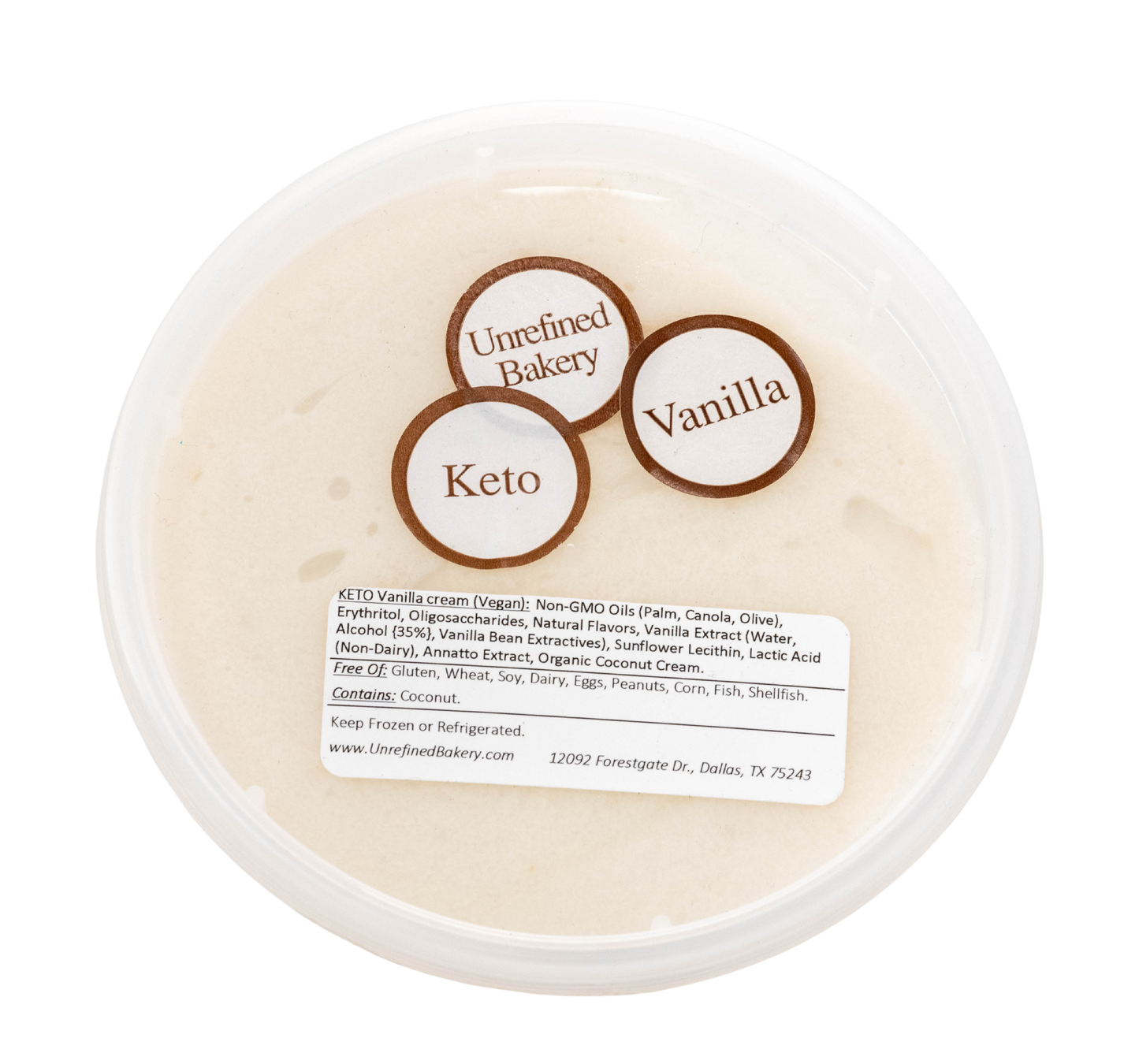 Keto Vanilla Cream Topping
