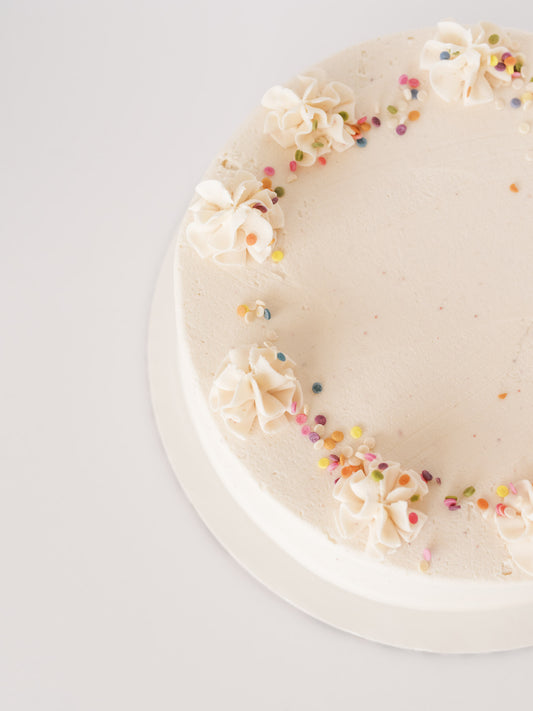 Vanilla Strawberry Cake