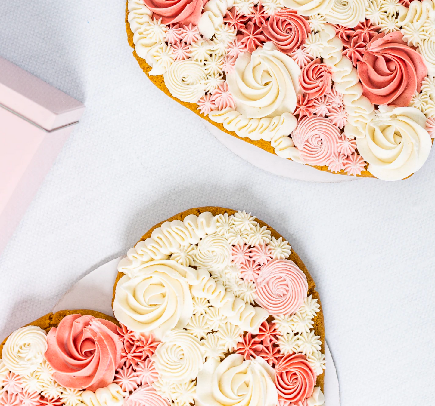 Valentine's Heart Cookie Cake (Nationwide Shipping)