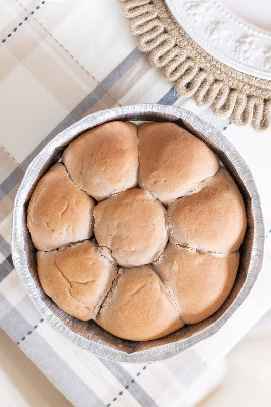 Pan of Dinner Rolls