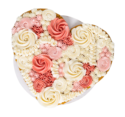 Valentine's Heart Cookie Cake (Nationwide Shipping)
