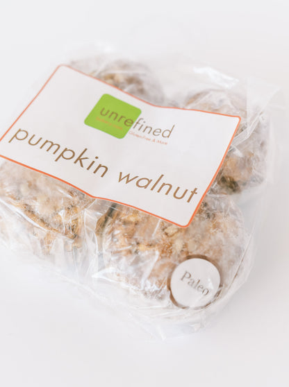 Paleo Pumpkin Walnut Muffins